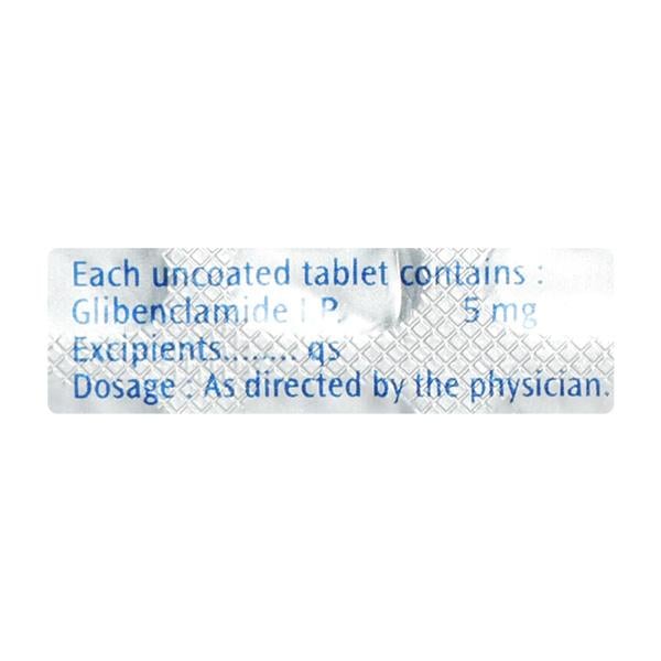 Daonil 5mg Tablet 30'S