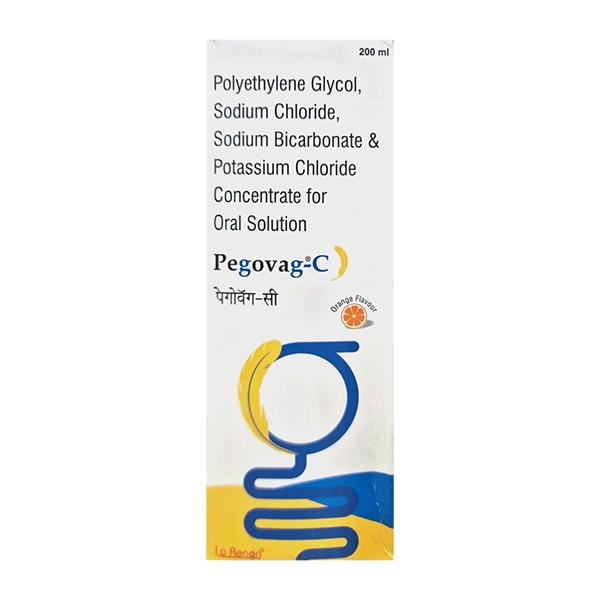 PEGOVAG C ORANGE FLAVOUR Oral Solution 200ml