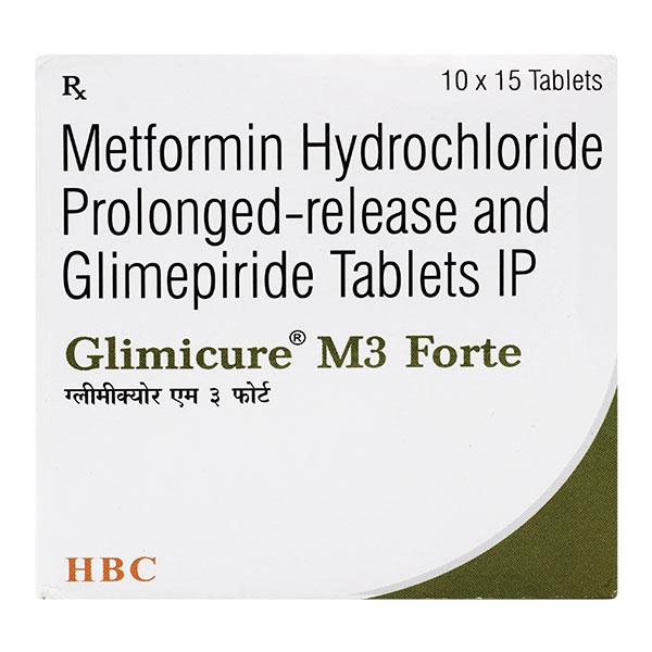 GLIMICURE M3 FORTE Tablet 15's