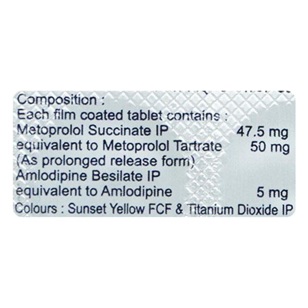 AMLOKIND BETA 50 Tablet 10's