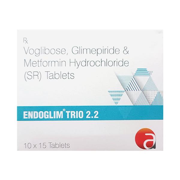 ENDOGLIM TRIO 2.2 Tablet 15's