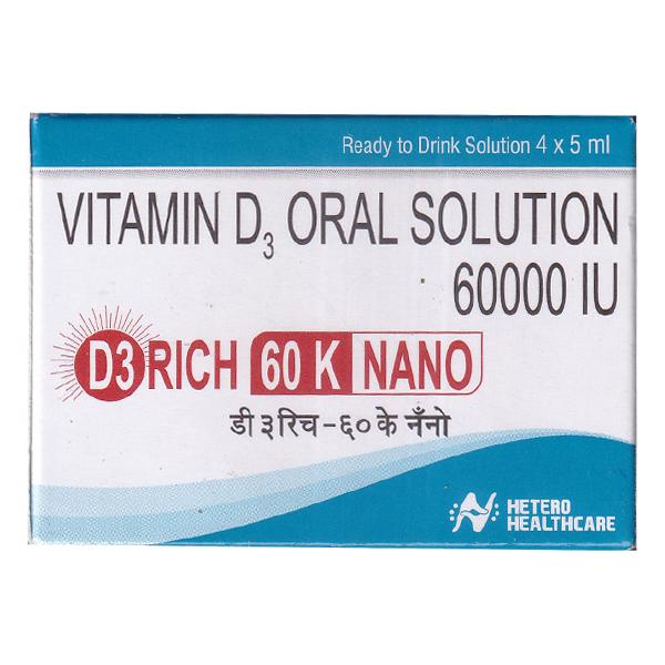 D3 RICH 60K NANO Oral Solution 5ml