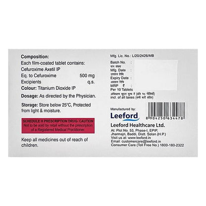 VENROXIM 500 Tablet 10's