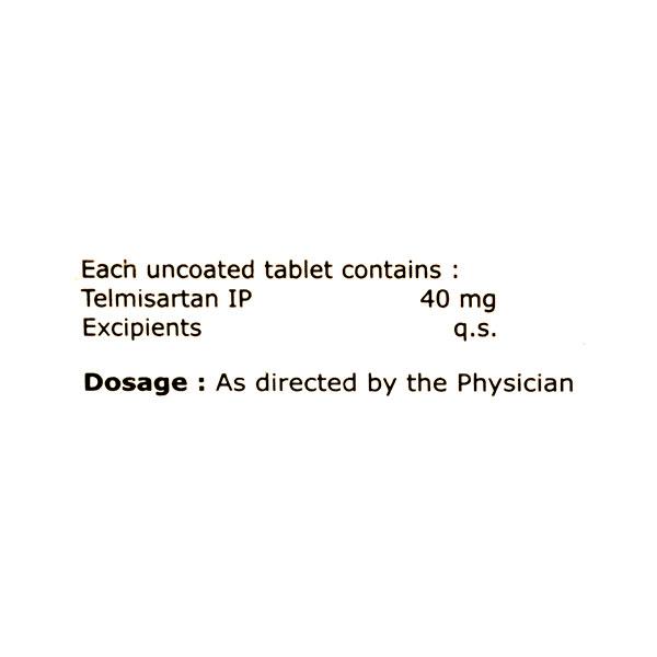 TELISMART 40mg Tablet 10's
