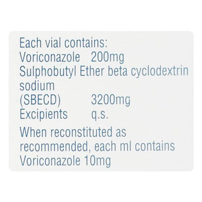 Vfend 200mg Injection 1'S