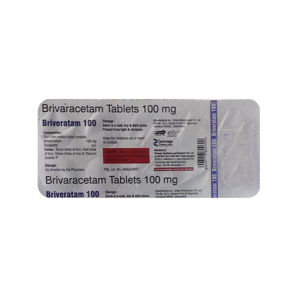 BRIVERATAM 100 Tablet 10's