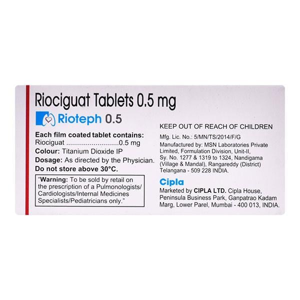 Rioteph 0.5mg Tablet 10'S