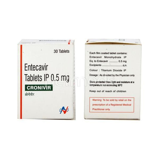 Cronivir 0.5mg Tablet 30'S