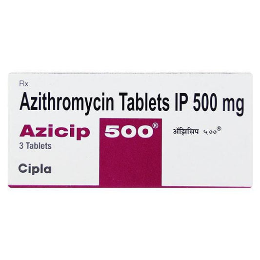 Azicip 500mg Tablet 3'S