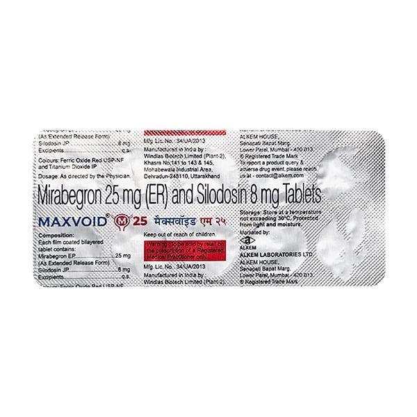 MAXVOID M 25 Tablet 10's