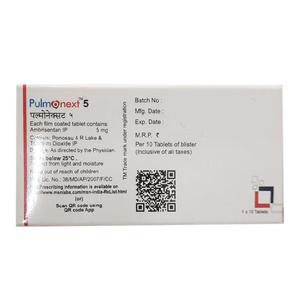 Pulmonext 5mg Tablet 10'S