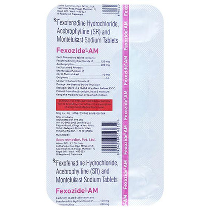 FEXOZIDE AM Tablet 10's