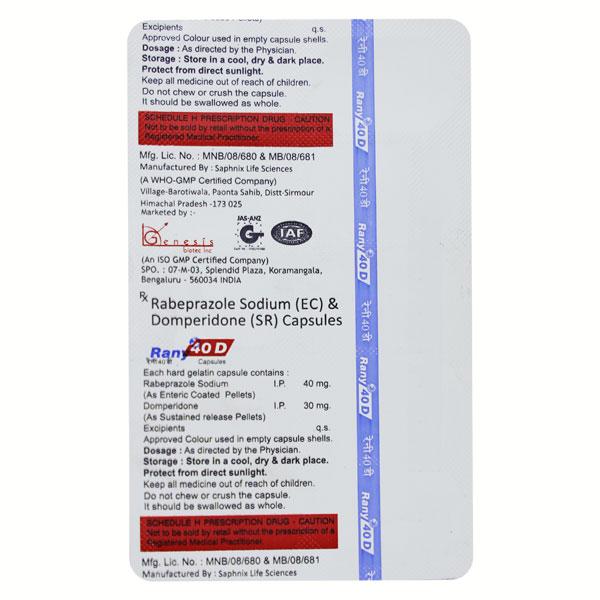 RANY 40 D Capsule 10's