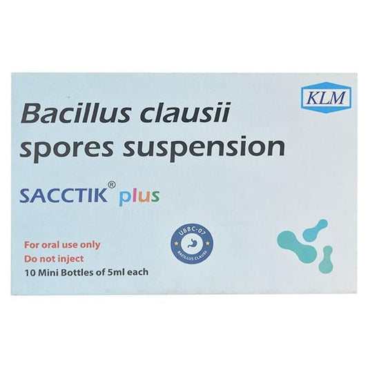 SACCTIK PLUS Oral Suspension 10X5ml - Global Surgicals