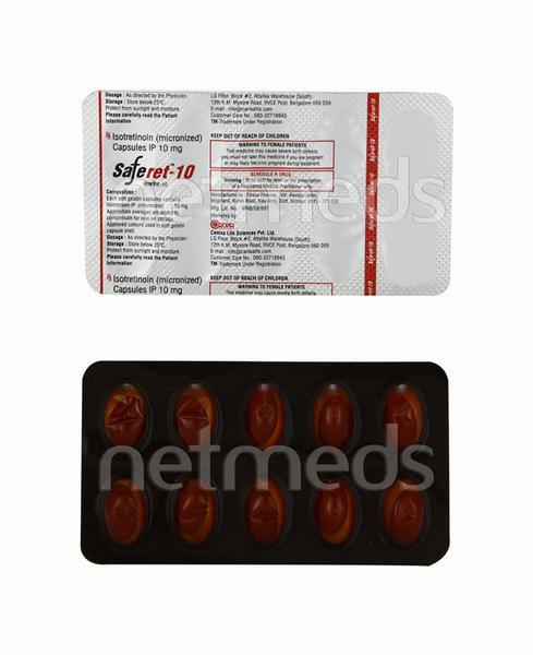 Saferet 10mg Capsule 10'S - Global Surgicals