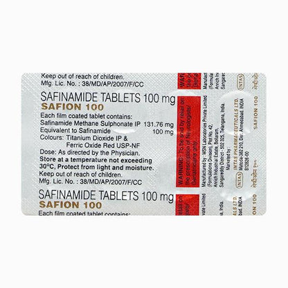 SAFION 100 Tablet 10's - Global Surgicals