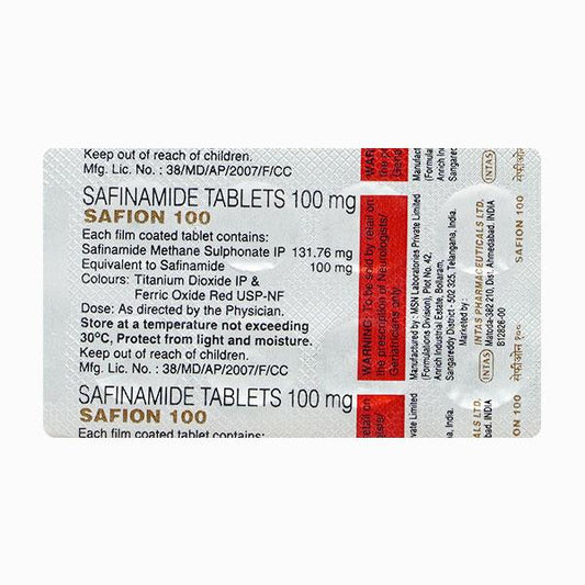 SAFION 100 Tablet 10's - Global Surgicals