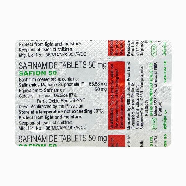 SAFION 50 Tablet 10's - Global Surgicals
