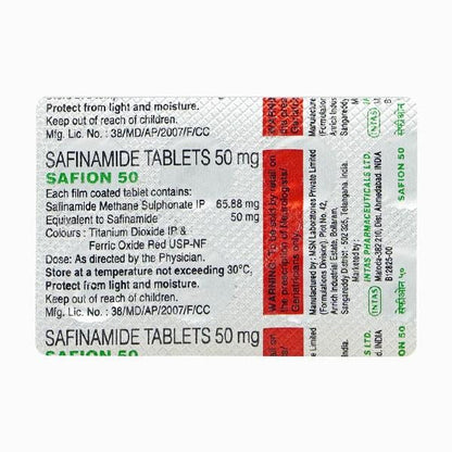 SAFION 50 Tablet 10's - Global Surgicals