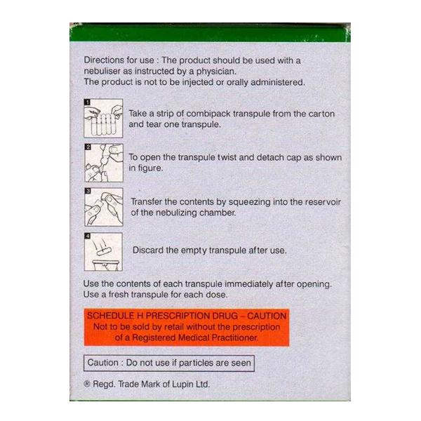 SALBAIR NEB 0.31 Transpule 5X2.5ml - Global Surgicals