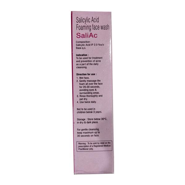 Saliac Face Wash Foam 60ml - Global Surgicals
