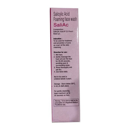 Saliac Face Wash Foam 60ml - Global Surgicals