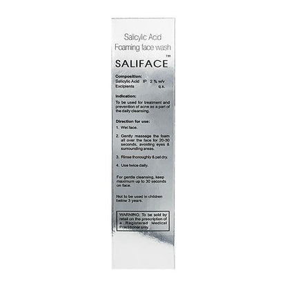 Saliface Face Wash Foam 60ml - Global Surgicals