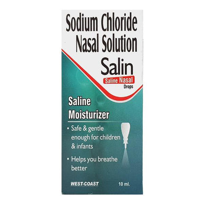 SALIN Nasal Drops 10ml - Global Surgicals