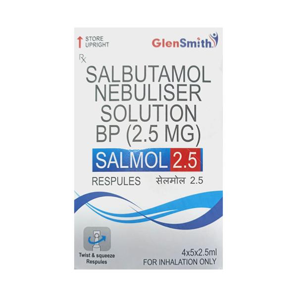 SALMOL 2.5 Respules 5X2.5ml - Global Surgicals