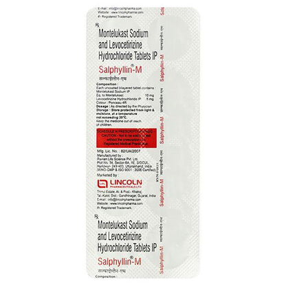 Salphyllin M 10/5mg Tablet 10'S - Global Surgicals