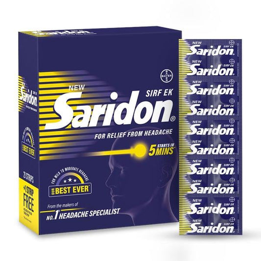 SARIDON NEW Tablet 10's - Global Surgicals