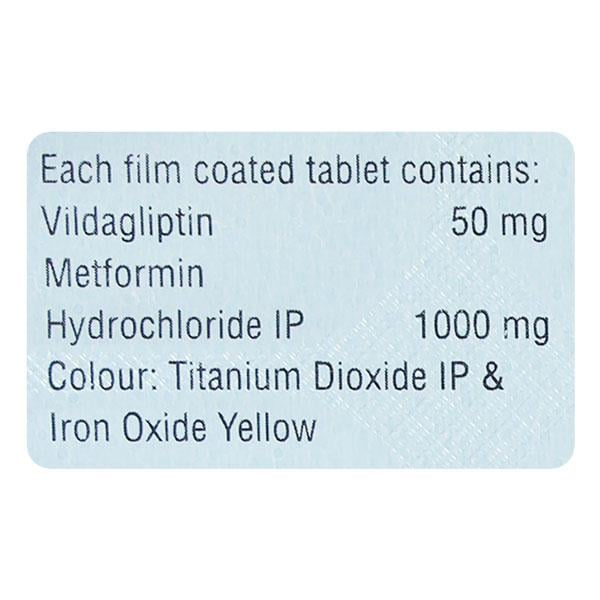 VERIFICA M 50/1000mg Tablet 15's