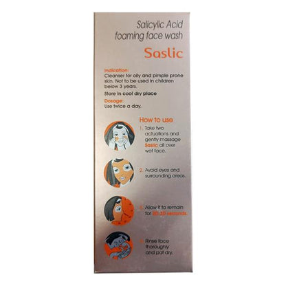 Saslic Face Wash Foam 60ml - Global Surgicals