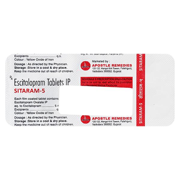 Sitaram 5mg Tablet 10'S
