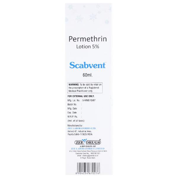 SCABVENT Lotion 60ml - Global Surgicals