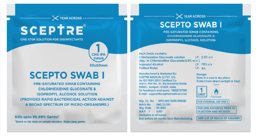 Sceptre Scepto Swab I - Global Surgicals