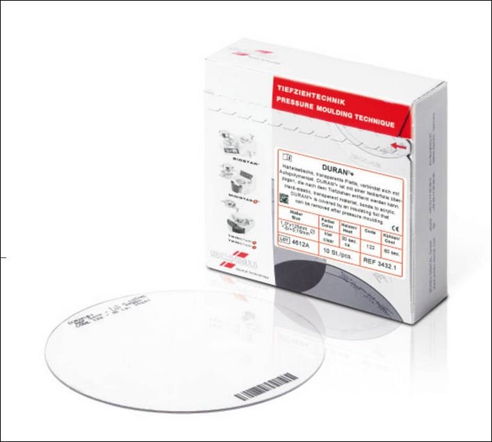 Scheu Duran + 125 mm Thermoforming Sheets - Global Surgicals
