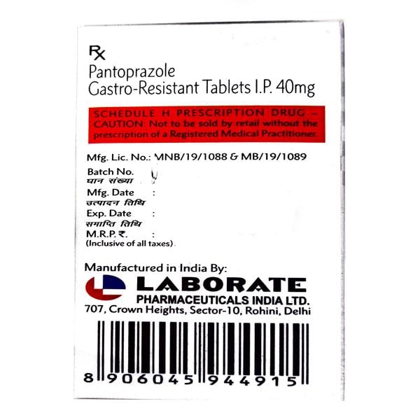 PAZOLAB 40 Tablet 10's