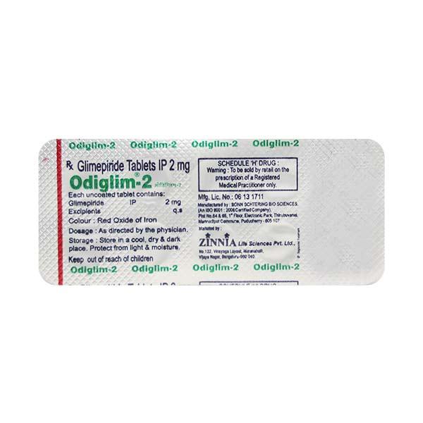Odiglim 2mg Tablet 10'S