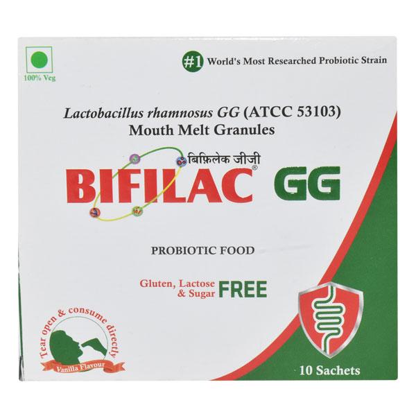 BIFILAC GG Sugar Free Vanilla Flavour Granules 0.75gm