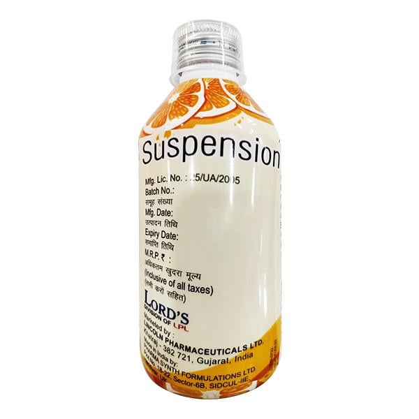 LENOCARB S PLUS SUGAR FREE ORANGE FLAVOUR Suspension 200ml
