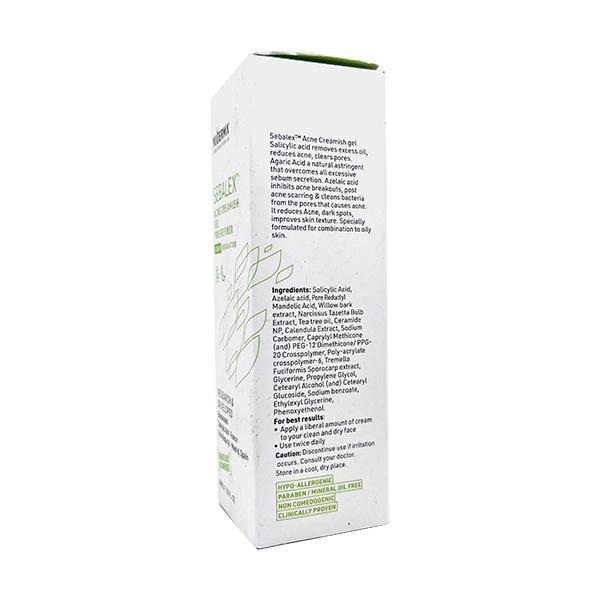SEBALEX ACNE CREAMISH Gel 40ml - Global Surgicals