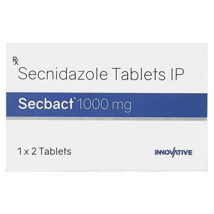 SECBACT 1000mg Tablet 2's - Global Surgicals