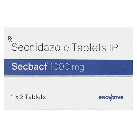 SECBACT 1000mg Tablet 2's - Global Surgicals