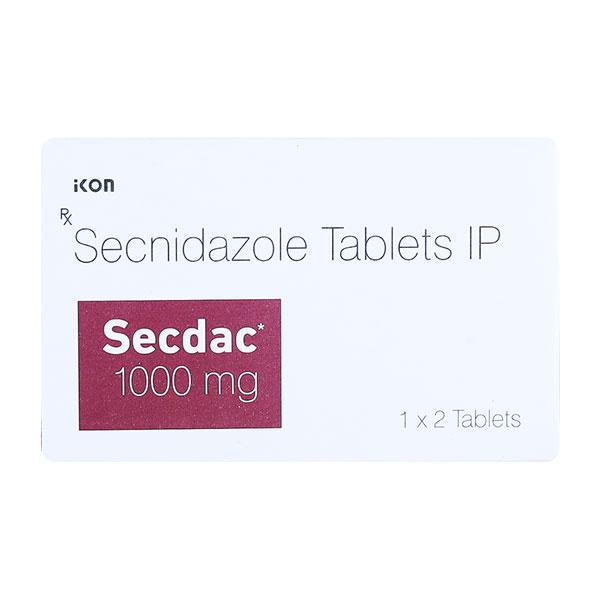 SECDAC 1000mg Tablet 2's - Global Surgicals