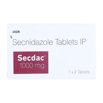 SECDAC 1000mg Tablet 2's - Global Surgicals