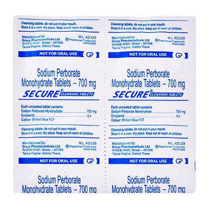 SECURE DENTURE Tablet 10's - Global Surgicals