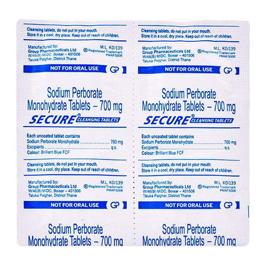 SECURE DENTURE Tablet 10's - Global Surgicals