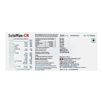 SELEMAX CR Tablet 10's - Global Surgicals
