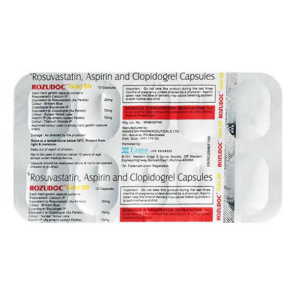 ROZUDOC GOLD 20mg Capsule 10's